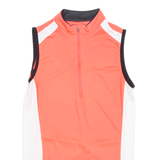 Cycling Womens Jersey Pink Sleeveless 1/2 Zip M