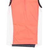 Cycling Womens Jersey Pink Sleeveless 1/2 Zip M