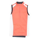 Cycling Womens Jersey Pink Sleeveless 1/2 Zip M