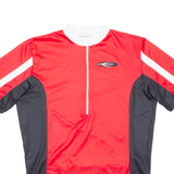 Cycling Mens Jersey Red 1/2 Zip L