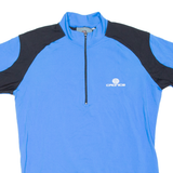 Cycling Mens Jersey Blue 1/2 Zip L