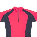 Cycling Womens Jersey Pink 1/2 Zip XL