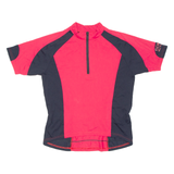 Cycling Womens Jersey Pink 1/2 Zip XL