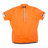 Cycling Womens Jersey Orange 1/2 Zip 2XL
