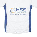 Cycling Mens Jersey White 1/2 Zip XL