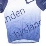 Cycling Mens Jersey Blue 1/2 Zip M