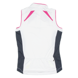 Cycling Womens Jersey Pink Sleeveless 1/2 Zip L