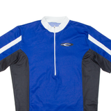 Cycling Mens Jersey Blue 1/2 Zip L