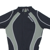 Cycling Mens Jersey Black 1/2 Zip M