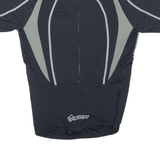 Cycling Mens Jersey Black 1/2 Zip M