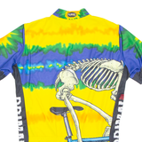 Cycling Mens Jersey Yellow 1/2 Zip S