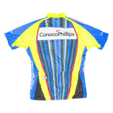 Cycling Mens Jersey Blue 1/2 Zip L