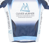 Cycling Mens Jersey Blue 1/2 Zip M