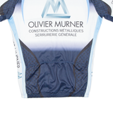 Cycling Mens Jersey Blue 1/2 Zip M