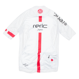 Cycling Mens Jersey White 1/2 Zip XL