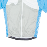 Cycling Mens Jersey Blue 1/2 Zip M
