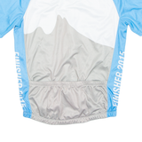 Cycling Mens Jersey Blue 1/2 Zip M