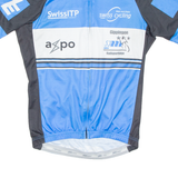 Cycling Mens Jersey Blue 1/2 Zip S