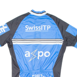 Cycling Mens Jersey Blue 1/2 Zip S