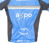 Cycling Mens Jersey Blue 1/2 Zip S