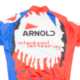 Cycling Mens Jersey Blue 1/2 Zip XS