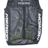 Cycling Mens Jersey Green Sleeveless 1/2 Zip M