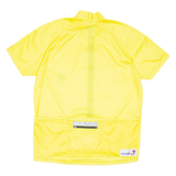 Cycling Mens Jersey Yellow 1/2 Zip XL