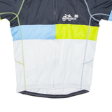 Cycling Mens Jersey Blue 1/2 Zip L