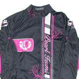 Cycling Womens Jersey Pink Long Sleeve 1/2 Zip M