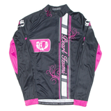 Cycling Womens Jersey Pink Long Sleeve 1/2 Zip M