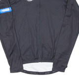 Cycling Mens Jersey Black Long Sleeve 1/2 Zip XL