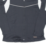 Cycling Mens Jersey Black Long Sleeve 1/2 Zip 2XL