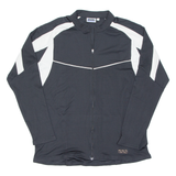 Cycling Mens Jersey Black Long Sleeve 1/2 Zip 2XL