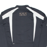 Cycling Mens Jersey Black Long Sleeve 1/2 Zip 2XL