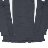 Cycling Mens Jersey Black Long Sleeve 1/2 Zip 2XL