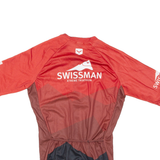 Cycling Mens Jersey Red 1/2 Zip S