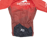 Cycling Mens Jersey Red 1/2 Zip S