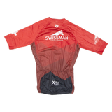 Cycling Mens Jersey Red 1/2 Zip S