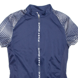 Cycling Womens Jersey Blue 1/2 Zip M