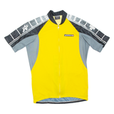 Cycling Mens Jersey Yellow 1/2 Zip L
