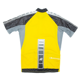 Cycling Mens Jersey Yellow 1/2 Zip L