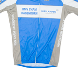 Cycling Mens Jersey Blue 1/2 Zip M