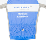 Cycling Mens Jersey Blue 1/2 Zip M