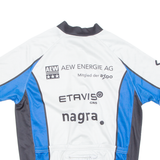 Cycling Mens Jersey Blue 1/2 Zip M
