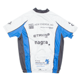 Cycling Mens Jersey Blue 1/2 Zip M