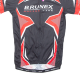 Cycling Mens Jersey Red 1/2 Zip S