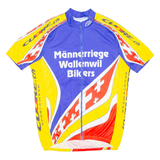 Cycling Mens Jersey Blue 1/2 Zip XL