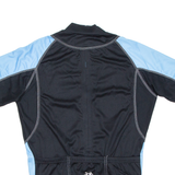 Cycling Mens Jersey Blue 1/2 Zip S