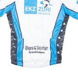 Cycling Mens Jersey Blue 1/2 Zip L