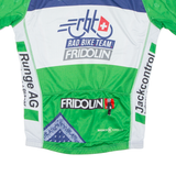 Cycling Mens Jersey Green 1/2 Zip M